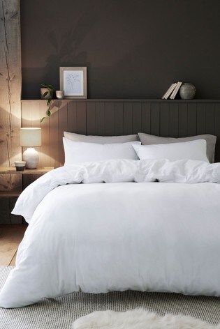 Buy Brushed Cotton Duvet Cover And Pillowcase Set From The Next Uk