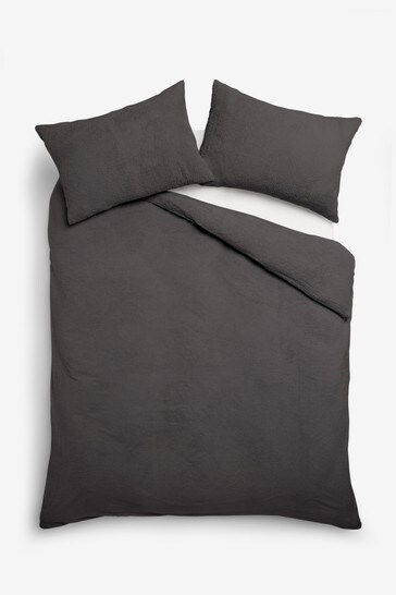 Buy Super Soft Fleece Duvet Cover And Pillowcase Set From The Next