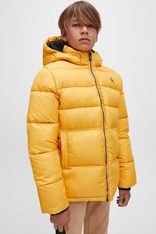 calvin klein jacket yellow