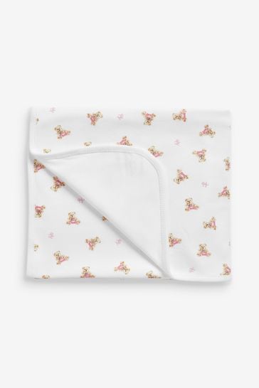 Buy Ralph Lauren Pink Bears Blanket 