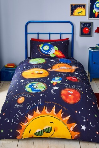 Catherine Lansfield Happy Space, Space Duvet Cover