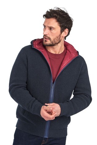 barbour adriatic zip hoodie