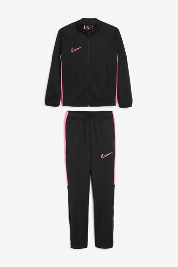 pink and black nike tracksuit
