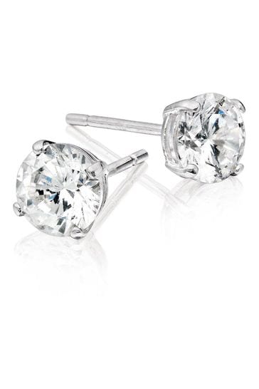 Buy Beaverbrooks 9ct Cubic Zirconia Stud Earrings From The Fitforhealth Online Shop