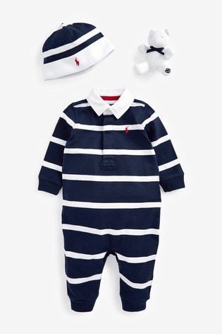 Buy Ralph Lauren Navy Baby Gift Set 