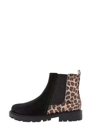 leopard print chelsea boots uk
