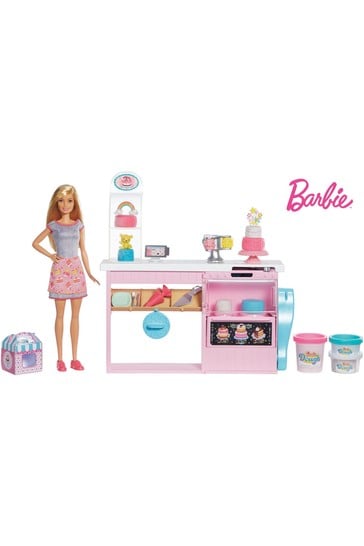 barbie bakery baking doll and playset