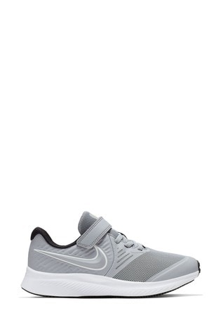 grey velcro trainers