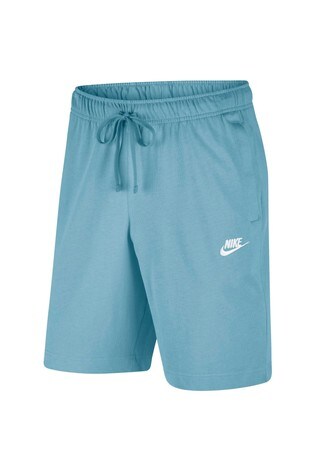 blue nike cotton shorts