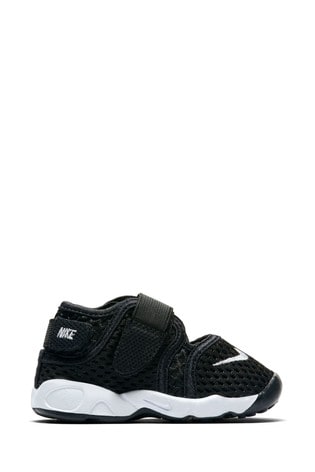 Nike Black/White Rift Infant Sandals 