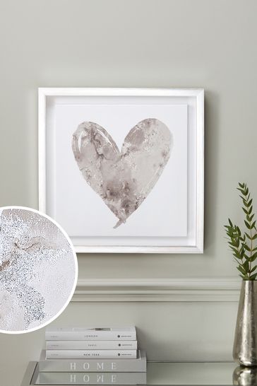 Buy Heart Framed Wall Art from the Next 