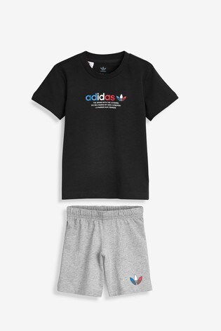 adidas shorts and crop top set