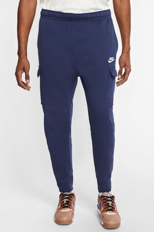 nike cargo joggers blue