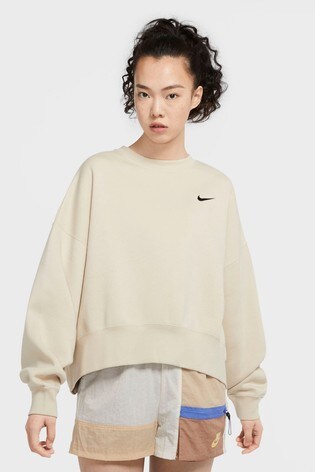 nike essential fleece oversized hoodie