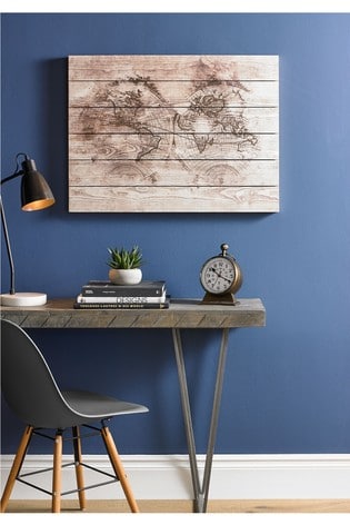 Wooden World Map Wall Art By, Wooden Map Of The World Uk