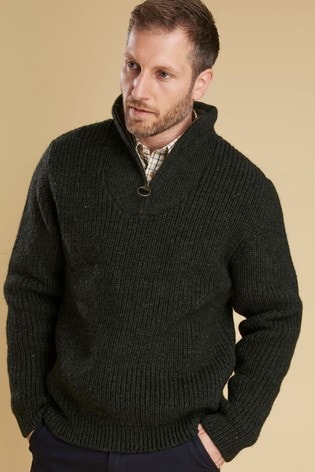 barbour tyne half zip sweater