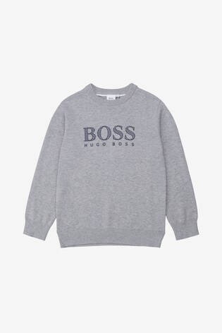 boss grey sweatshirt