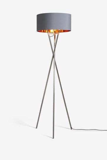 Rico Tripod Floor Lamp From The Next Uk, Gray Floor Lamp
