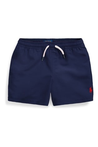 Buy Ralph Lauren Navy Logo Swim Shorts 