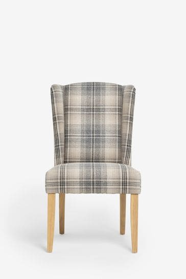 Sherlock Dining Chair With Natural, Tartan Dining Chairs Next