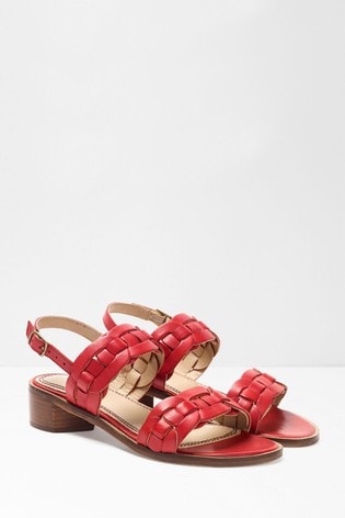 red block heel sandals uk