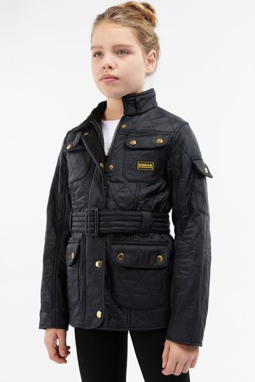 girls barbour style jacket 