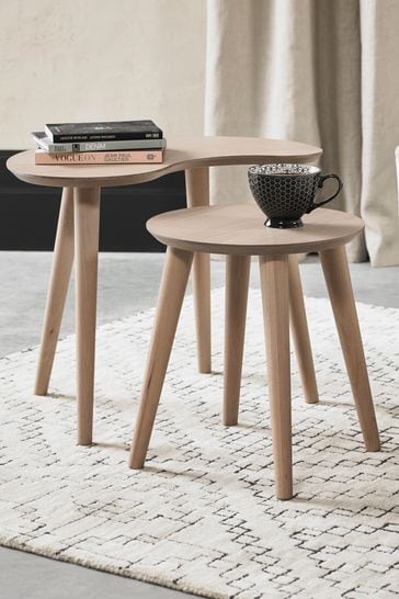 Buy Dansk Scandi Nest Of Tables By Bentley Designs From The Next Uk Online Shop