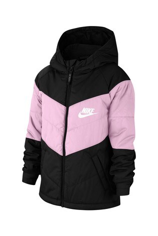 nike black and pink jacket 