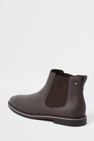 river island grey chelsea boots