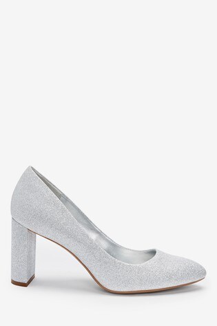 next almond toe court shoes