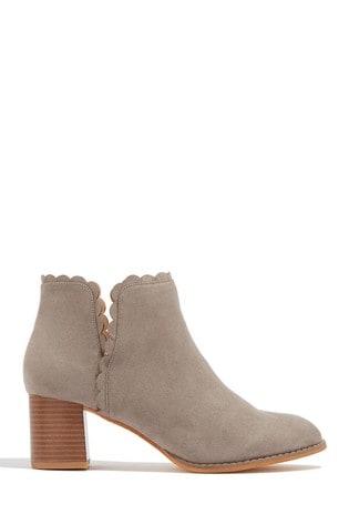 ankle boots grey