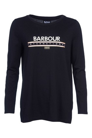 barbour black t shirt