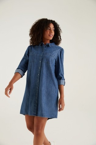 denim shirt dress uk