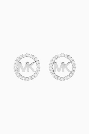 michael kors silver stud earrings