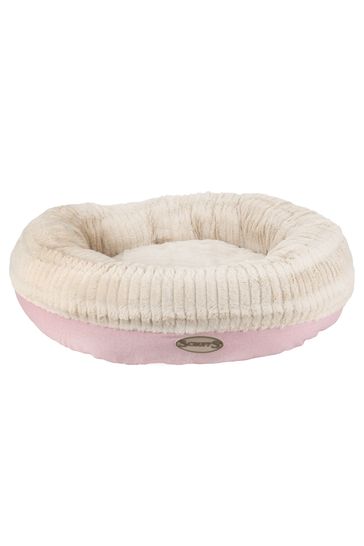 extra large pink dog bed