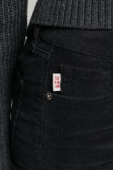 Buy Superdry Black Mid Rise Bootcut 