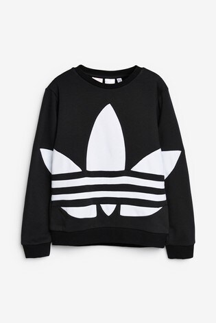 trefoil crew sweat by adidas originals