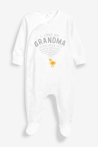 I Love My Grandma Sleepsuit (0-18mths 
