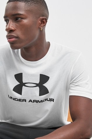 white under armour tshirt