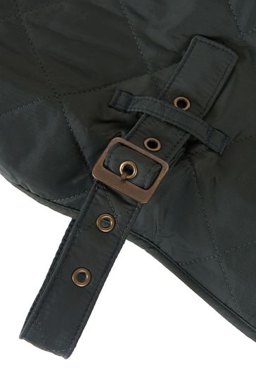 barbour quilted dog coat olive