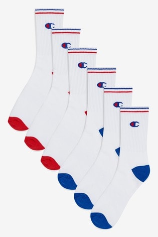 Buy Champion Crew Socks Six Pack from 