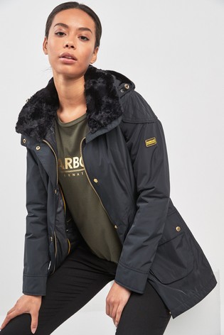 womens barbour jacket with hood 