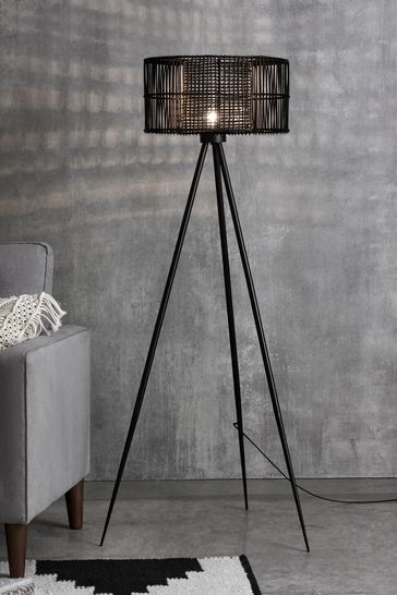 Buy Bronx Storage Bar Table from the Next Kai Rattan Tripod Floor Lamp