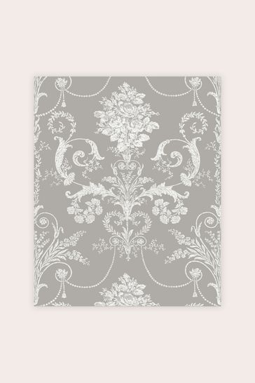 Laura Ashley Josette Wallpaper Sample From The Mnje Laura Ashley Josette Wallpaper Sample, Laura Ashley Mirrored Bird Wall Art