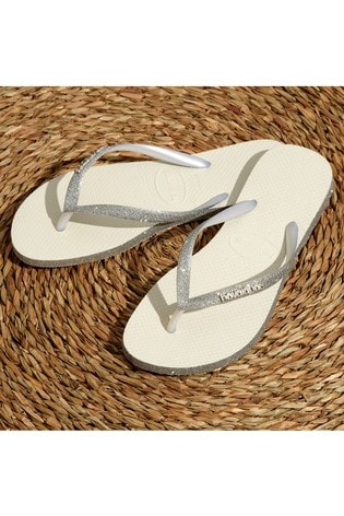 silver glitter havaianas uk