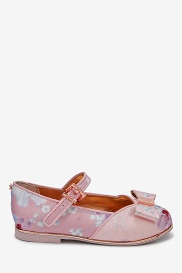 ted baker pink shoes with bow