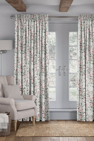 Asara Made To Measure Curtains From, Pink And Green Curtains