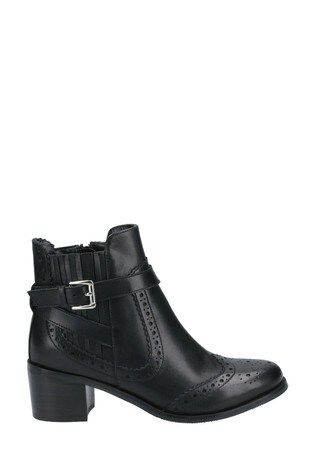 hush puppies black ankle boots