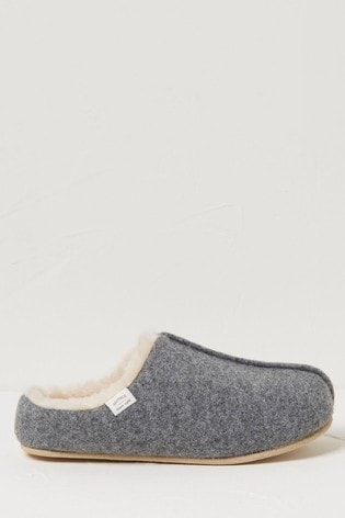 FatFace Grey Fifi Felted House Shoes 