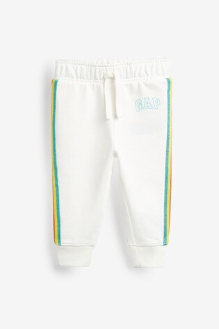 gap white joggers